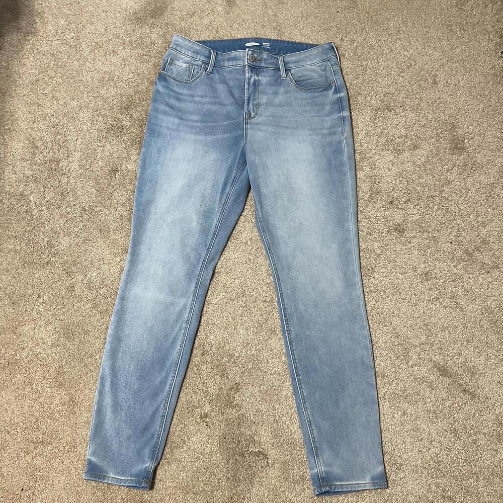Old Navy Rockstar Skinny Stretch High Rise Women Jeans Sz 12 - Picture 2 of 4